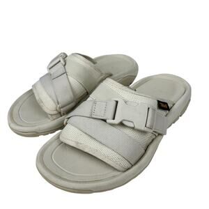 Teva Gorpcore Khaki Tan Padded Slide Sandals 6